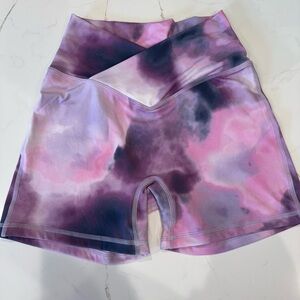 BuffBunny Pink and Purple Athletic Shorts